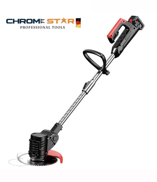 Акумулаторен Тример ChromeStar /36V 8Ah/ Косачка за Трева с 2бр батерии + 8 подаръка