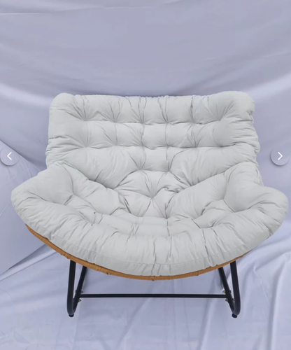 ОГРОМНО ЛЮЛЕЕЩО СЕ КРЕСЛО ТИП ЯЙЦЕ – ChromeStar Home Decor