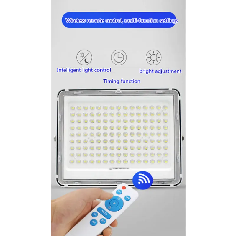 Соларен LED прожектор Jortan с отделен панел