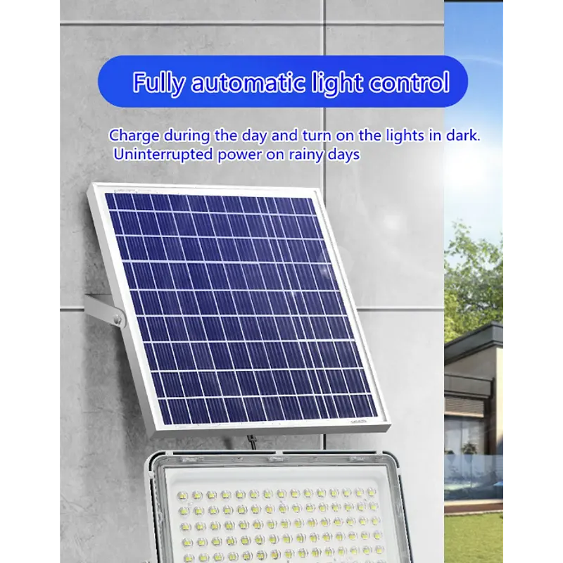 Соларен LED прожектор Jortan с отделен панел